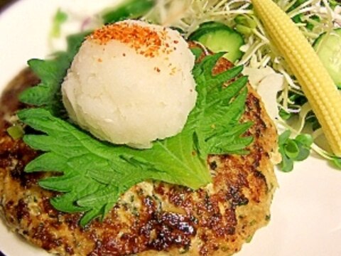 ダイエットに★鶏×豆腐の低カロリーハンバーグ